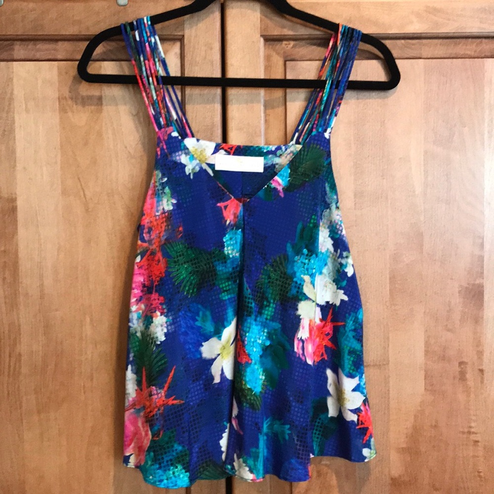 Beautiful Amanda Uprichard Tropical Silk Top